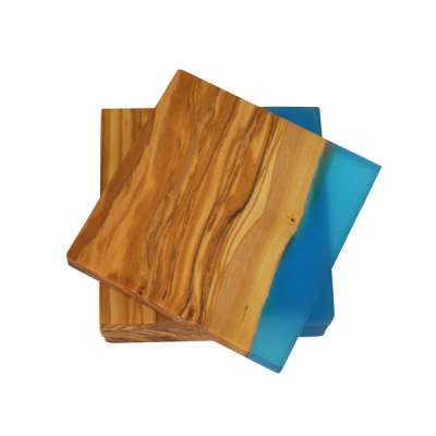 Square Olivewood Coasters – The French Olive
